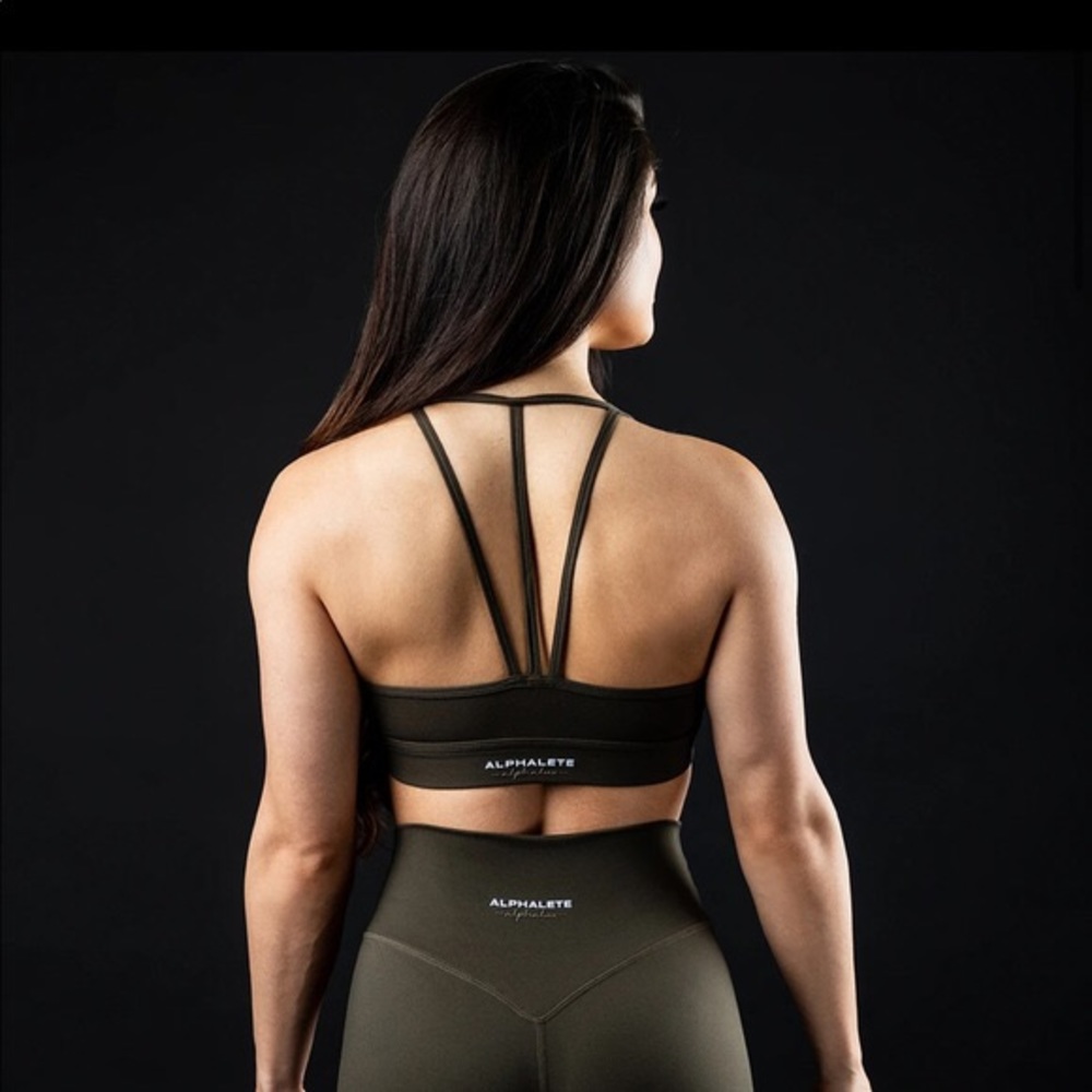 Alphalete Olive Sports Bra